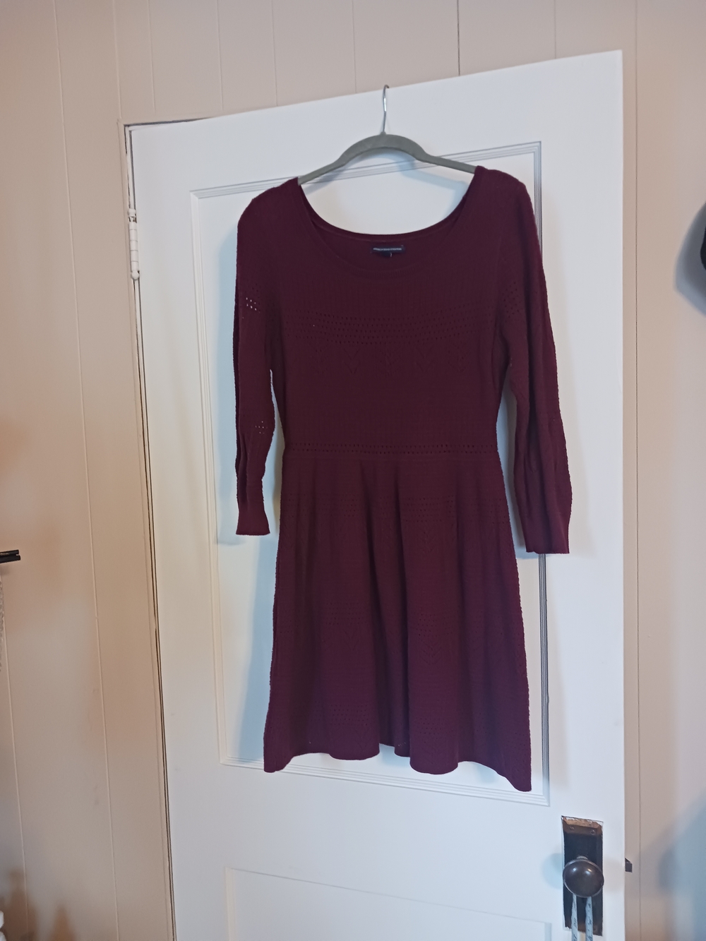 American Eagle Outfitters Burgundy Knit Dress